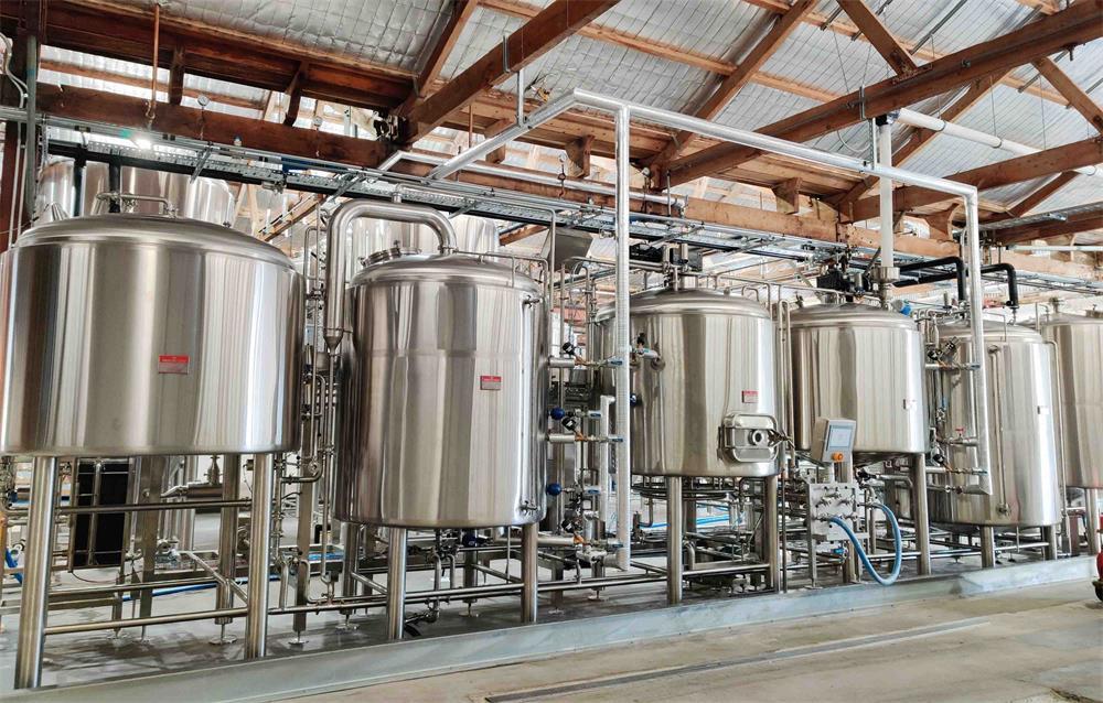 Interior of a craft brewery, representing the brewery launch phase